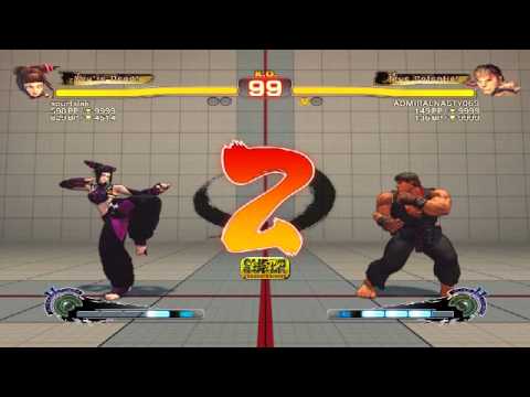 Ultra Street Fighter IV battle: Juri vs Ryu