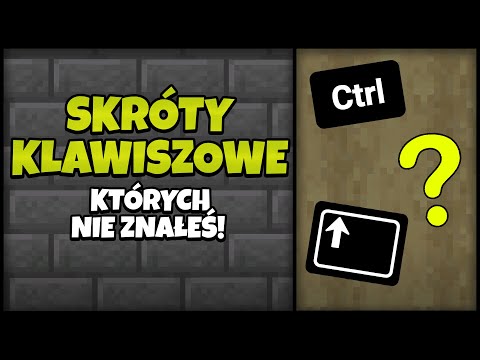 Minecraft - SKRÓTY KLAWISZOWE, których NIE ZNAŁEŚ! #shorts