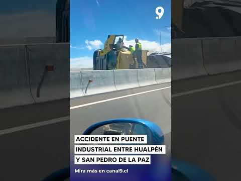 Accidente en Puente Industrial entre Hualpén y San Pedro de la Paz