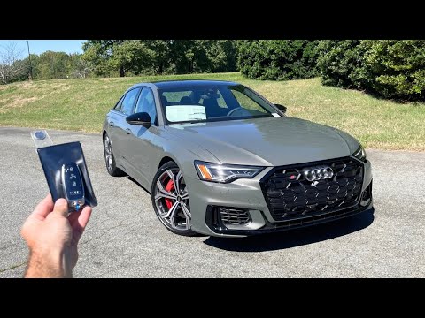 2025 Audi S6 Premium Plus: Start Up, Exhaust, Test Drive, Walkaround, POV and Review