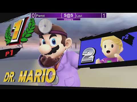 Smash@Sunken 34 Smash4 - Parrot (Lucas, Cloud) vs Lavi (Dr. Mario) - SSB4 Winners