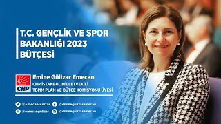 T.C. Gençlik ve Spor Bakanlığı 2023 Bütçesi | 1 Kasım 2022