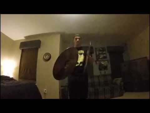 Crash Cymbal Flips and Tricks in Slow Motion