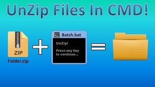 UnZip Zip Files In CMD! | Tips and Tricks! #5