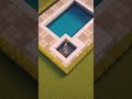 Minecraft Easy Swimming Pool For Summer Minecraft Minecraftbuilding Minecrafttutorial Build