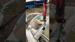 Boatbreakers' SECRET Weapon for Sinking Hulls! (Milwaukee) #boatbreakers #fyp #project  #diy