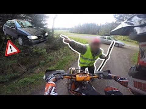 UN FOU M’AGRESSE EN MOTO ! - COURSE POURSUITE - ROAD RAGE !