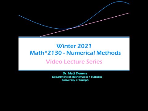 Lecture 1 - Intro, Review of Intermediate Value Theorem and Extreme Value Theorem