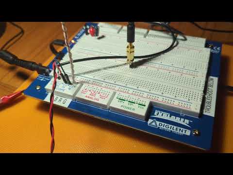 Digilent Electronics Explorer -  oscilloscope noise source and noise floor