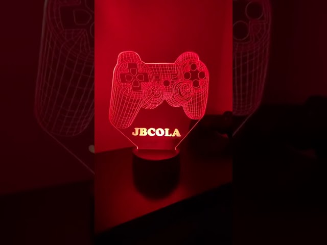 Vídeo relacionado con masqueprecios Lámpara Joystick gamer 3D con Luz LED personalizable PS4