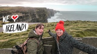 The Most Beautiful Place IN IRELAND!? Cliffs Of Moher 😍+ INSANE WIND!