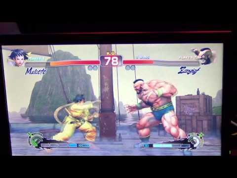 WNF Super Street Fighter 4 AE Team Seaslug (Makoto) vs Snake Eyez (Zangief)