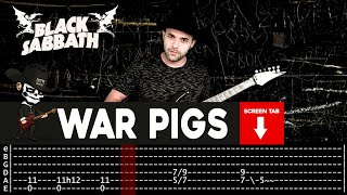 ãaaBLACK SABBATHãaa[ War Pigs ] cover by Masuka | LESSON | GUITAR TAB