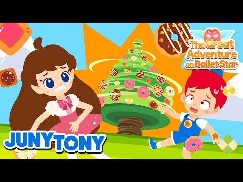 The Whirling Donut Tree 🍩 |  Ep. 7 | Ballet Star Adventure | JunyTony Animated Series