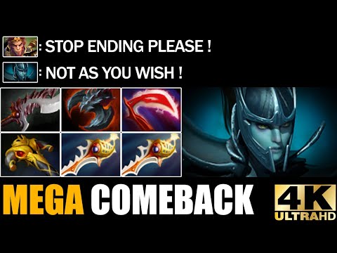 Unreal Crit Damage 2X Divine Rapier Phantom Assassin Deleted All - Epic Mega Comeback 7.30 Dota 2