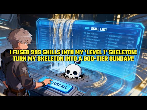 I Fused 999 SKILLS Into My 'Level 1' SKELETON!Turn My Skeleton Into A GOD-TIER GUNDAM!