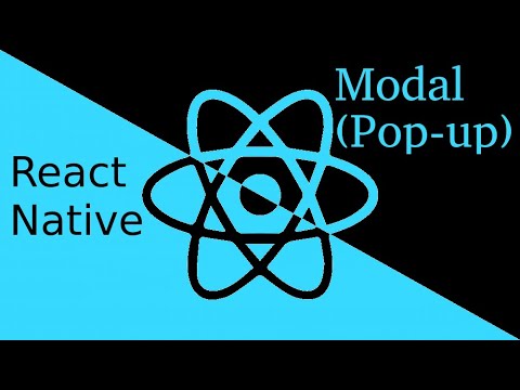 React-Native tutorial #14 Modal (popup)