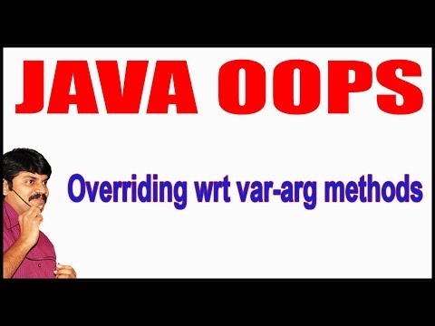 Java Tutorials || Java OOPS  || Overriding wrt var arg methods || by Durga Sir