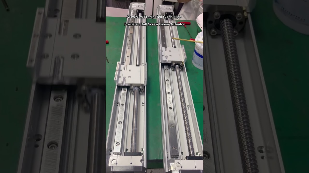 Factory Vlog - Aluminum Profile Rail Guide High Precision Ball Screw Linear Actuator