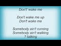 Black Crowes - Don't Wake Me Lyrics
