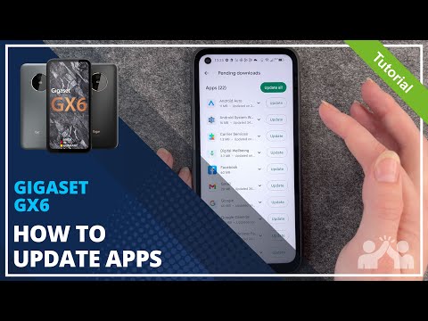 Gigaset GX6 - How to update the apps • 📱 • 👨🏼‍💻 • 🔄 • Tutorial