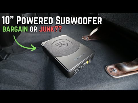 Are Under Seat Subwoofer’s Worth Your Money? - Rockville 10" Powered Subwoofer Review