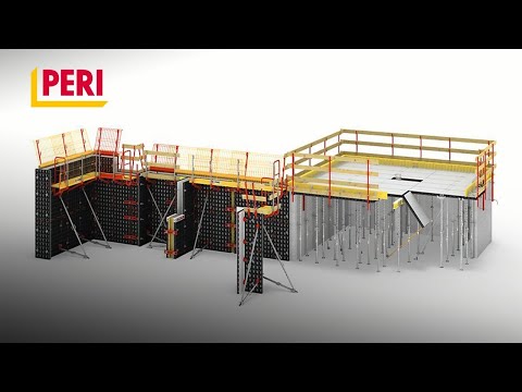 PRODUCT | PERI DUO Animation – The lightweight formwork for walls, columns and slabs (EN)