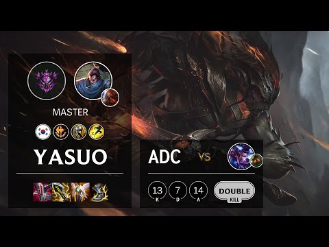 Yasuo ADC vs Vayne - KR Master Patch 11.19