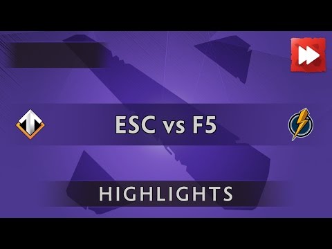Escape Gaming vs Fantastic.Five' - The Boston Major 2016 - Dota Highlights