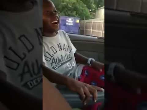 Black Funny Kid Laughing In Car Vine - Full 4k Meme Template - Funny Meme Template