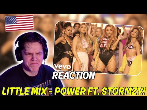 American Reacts to Little Mix - Power (Official Video) ft. Stormzy