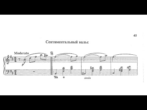 Isaac Dunaevsky: Sentimental Valse