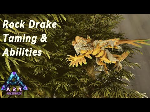 How To Tame A Rock Drake And Abilities | Ark Survival Ascended