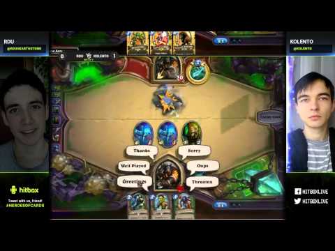 RDU vs Kolento - Heroes of Cards #2 - Hearthstone