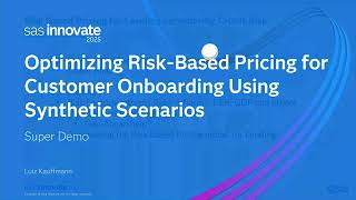 Optimizing Risk-Based Pricing for Customer Onboarding Using Synthetic Scenarios