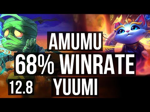 AMUMU & Cait vs YUUMI & Zeri (SUP) | 68% winrate, 4/3/19 | NA Diamond | 12.8