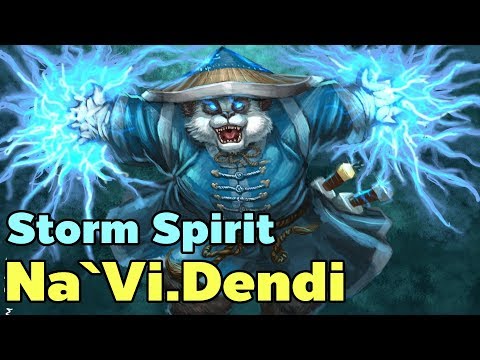 Na`Vi.Dendi Storm Spirit I Rank Gameplay