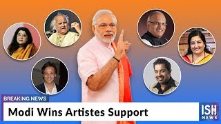 Modi Wins Artistes Support