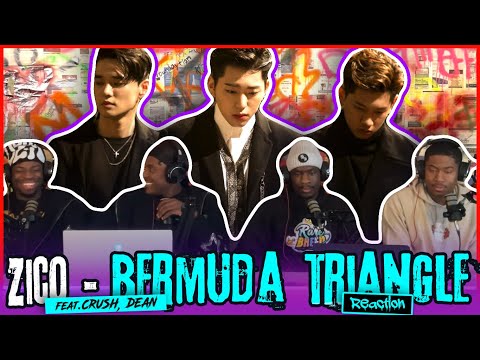 지코 (ZICO) - BERMUDA TRIANGLE (Feat. Crush, DEAN) (ENG SUB) MV | Reaction