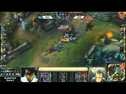 HKE vs. MSE - Game 2 - Round 1 - LMS Summer Playoffs 2015 (English)