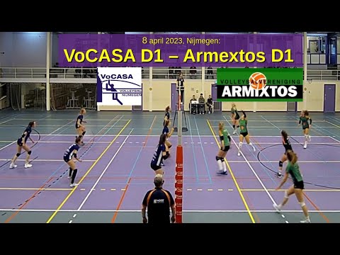 VoCASA D1 - Armixtos D1 (8 apr 2023) Topdivisie Dames Volleybal