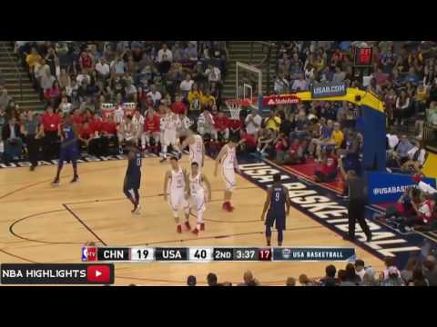 USA vs China   Full Game Highlights   July 26, 2016   2016 USA Basketball Showcase