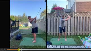 How to Fix a Steep Downswing in Golf