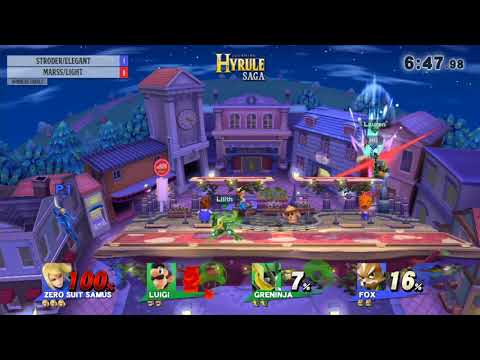 Hyrule Saga - Marss/Light Vs Stroder/Elegant Winners Finals - Smash 4