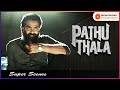 Pathu Thala Movie Scenes Simbu Warns Gautham Menon Silambarasan Gautham Karthik