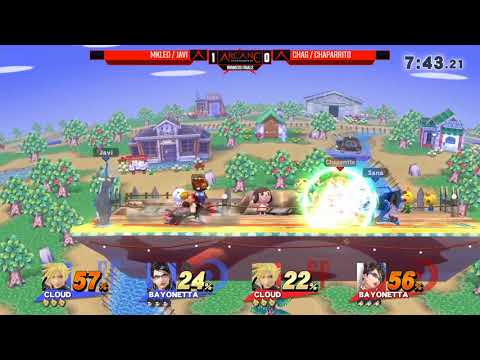 Arcane 2018: MKLeo (Cloud) & Javi (Cloud) vs Chag (Bayonetta) & Chaparrito (Cloud) - WF