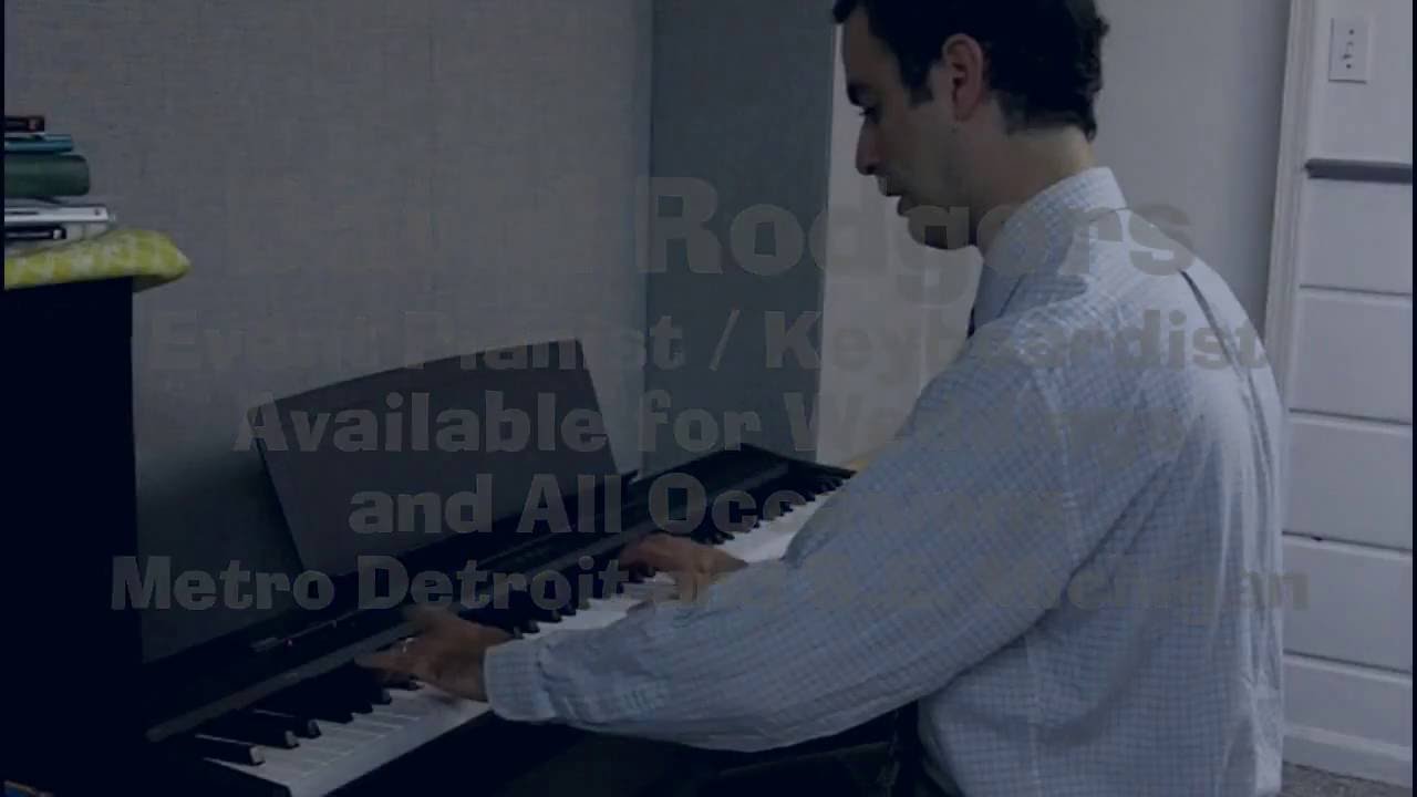Promotional video thumbnail 1 for David Rodgers Metro Detroit Pianist