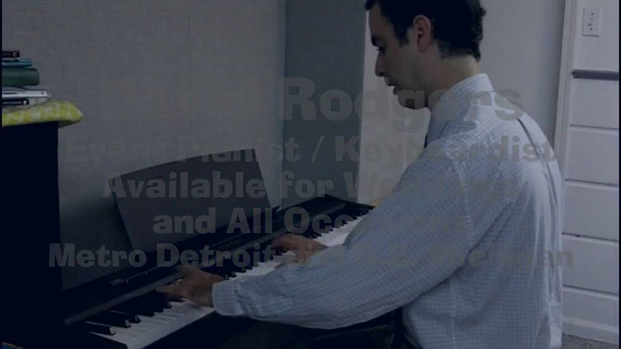 Promotional video thumbnail 2 for David Rodgers Metro Detroit Pianist