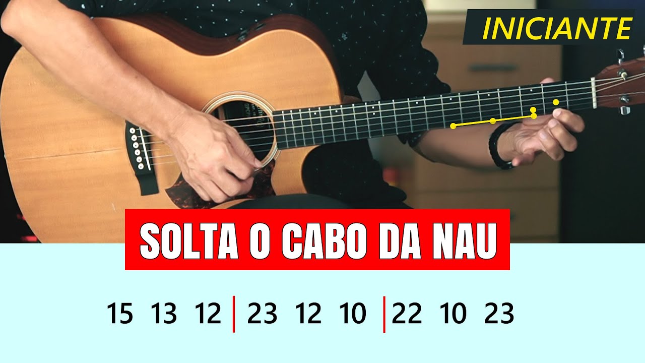 APRENDA SOLAR NO VIOLÃO - SOLTA O CABO DA NAU - Solo Completo - Prof. Sidimar Antunes🎸