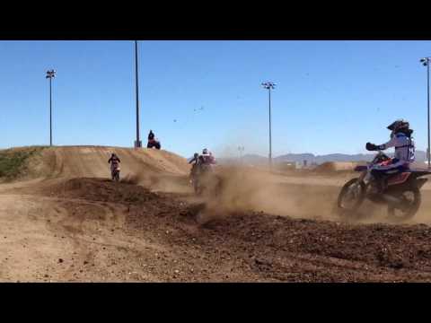 2 Stroke rippin the holeshot!